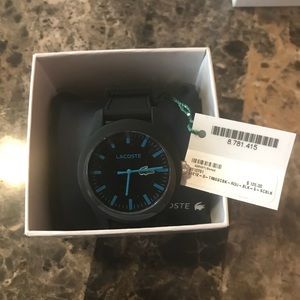 Lacoste Men’s silicone strap watch